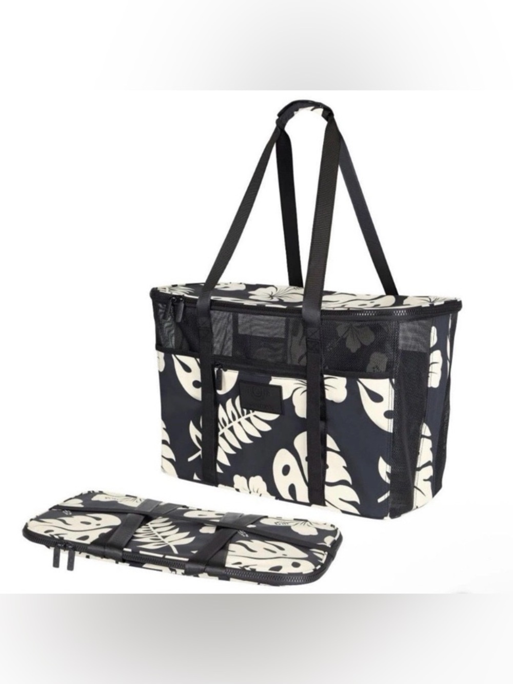 ALOHA Collection Costco Exclusive Hawaii Beach Collapsible Tote -Black 2 LEFT!